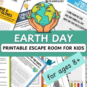 Earth Day Escape Room | Escape Room for Kids | Printable Escape Room | Classroom Escape Room | Earth Day Themed Escape Room | Earth Day