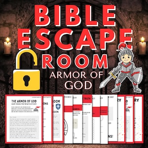 Christian Escape Room | Bible Escape Room for Kids | Christian Team Building Games | Classroom Escape Room | Christian Themed Escape Room