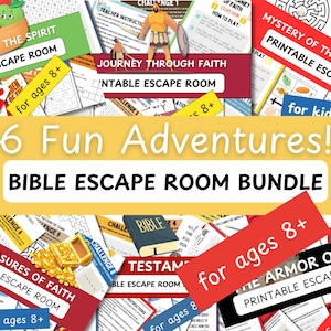 Christian Escape Room | Bible Escape Room for Kids | Christian Team Building Games | Classroom Escape Room | Christian Themed Escape Room