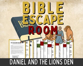Daniel and The Lions Den Escape Room for Kids | Bible Escape Room for Kids | Christian Team Building | Sunday School Escape Room for Kids