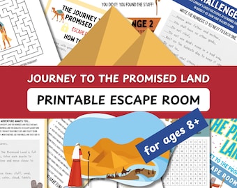 Christian Escape Room for Kids | Bible Escape Room for Kids | Christian Team Building Games | Bible Lesson Escape Room for Kids