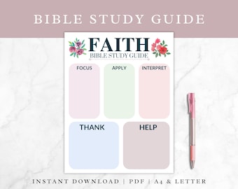 Bible Study Guide | Verse Mapping | Bible Study Template | Verse Mapping Template | Bible Study Printable | Bible Study Notes | Sermon Notes
