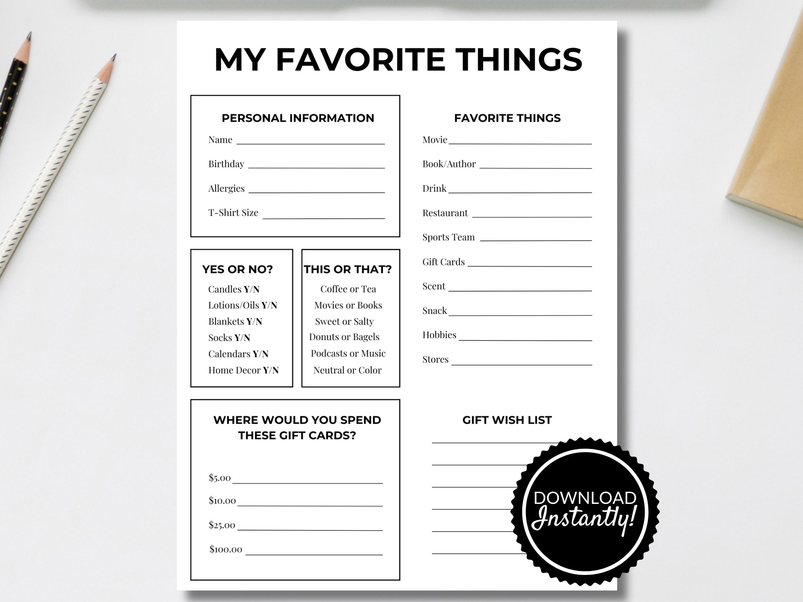 Team Building Get to Know Me Questionnaire Printable | Employee ...