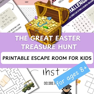 Easter Escape Room for Kids | Bible Escape Room for Kids | Christian Team Building Games | Classroom Escape Room for Easter | Easter Game