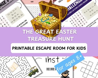 Easter Escape Room for Kids | Bible Escape Room for Kids | Christian Team Building Games | Classroom Escape Room for Easter | Easter Game