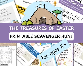 Easter Scavenger Hunt | Easter Scavenger Hunt for Kids | Christian Team Building | Classroom Scavenger Hunt | Sunday School Scavenger Hunt