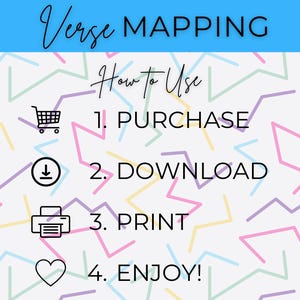 Verse Mapping | Bible Verse Mapping | Bible Study Guide | Bible Verse ...