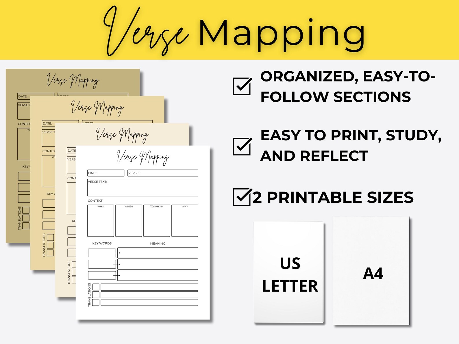 Verse Mapping | Bible Verse Mapping | Bible Study Guide | Bible Study ...