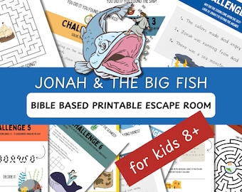 Christelijke escaperoom voor kinderen | Bijbel Escape Room voor kinderen | Christelijke teambuildingspellen | Escape Room in de klas | Bijbellesspel