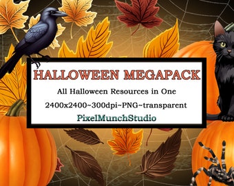PixelMunch Halloween Megapack - all Halloween resource packs in one!