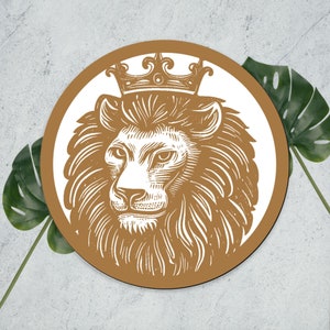 Royal lion Embroidered patches