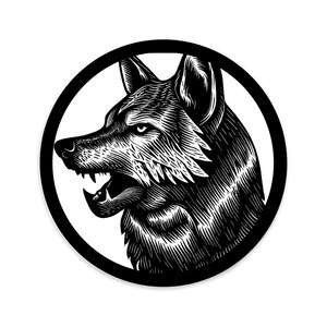 Personalised Hook Loop Patch Personalised Wolf Embroidered Patch - 10cm Hook And Loop (Velcro) Back, Made In UK For Airsoft & More Collectible Boy - Foto 14