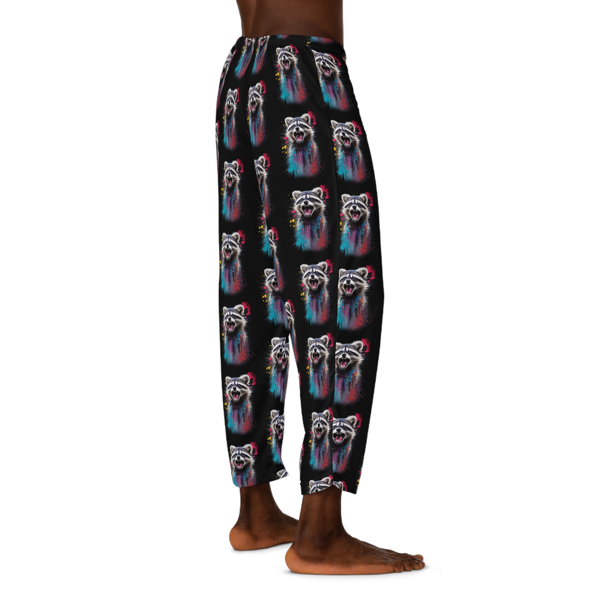 Racoon pajama pants hot sale