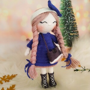 Handmade Amigurumi Knitted Doll, Finished Knitted Doll, Crochet Cute Child&#39;s Gift, Handicraft Amigurumi Doll, Handmade Crochet Toy