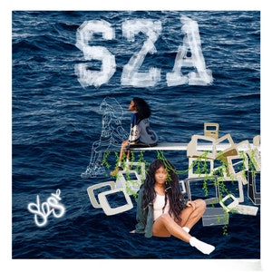 SZA digital art print