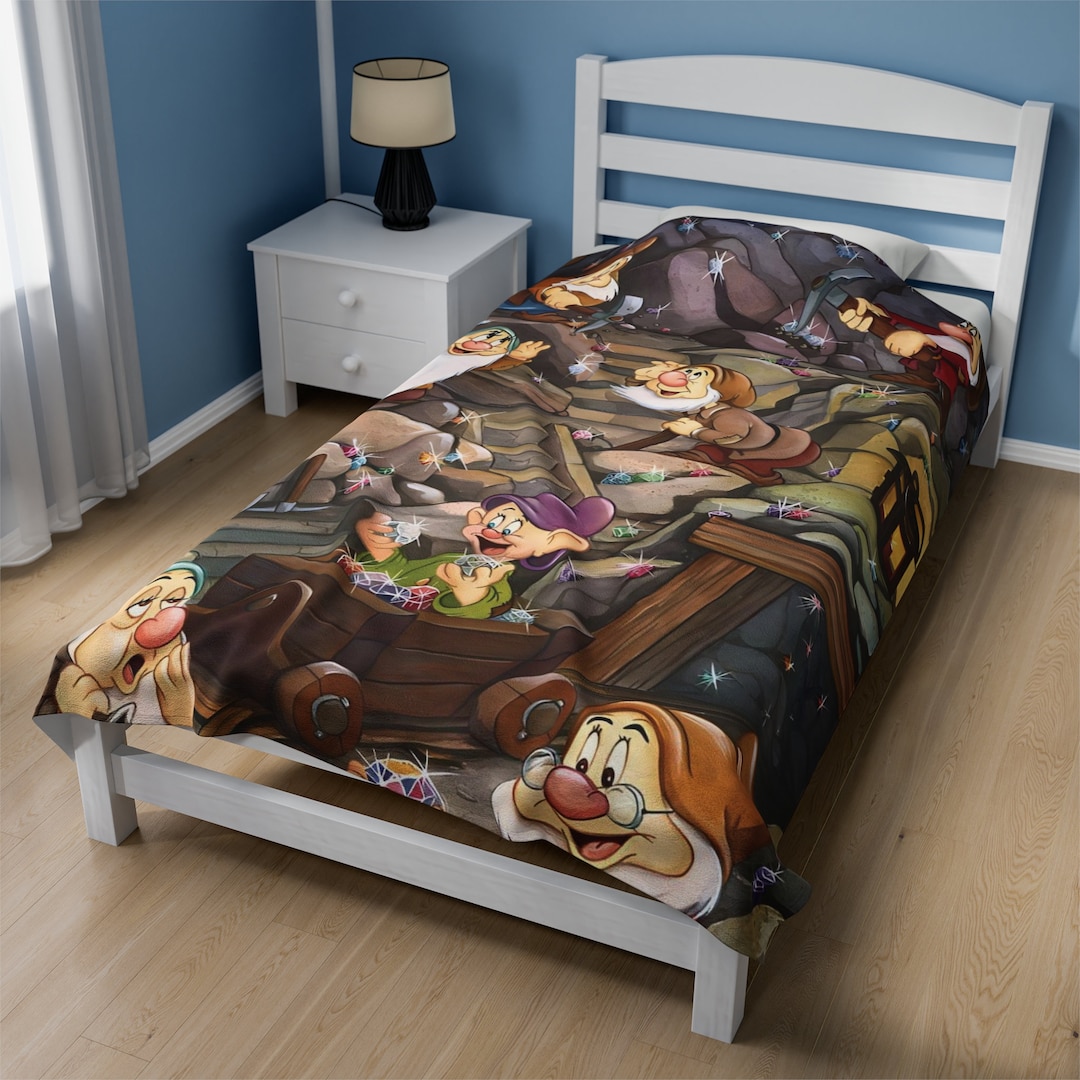 Custom Disneys Princess Inspired Blanket Cartoon Inspired Etsy