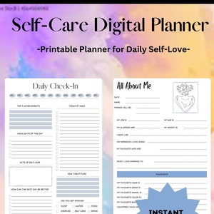 Digital Self-Care Planner