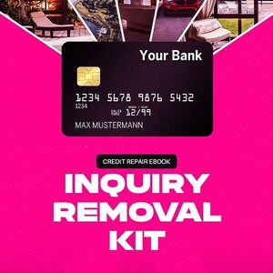 Kit de remoção de consulta faça você mesmo/e-book de reparo de crédito