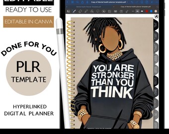 Mental Health Digital Planner Template