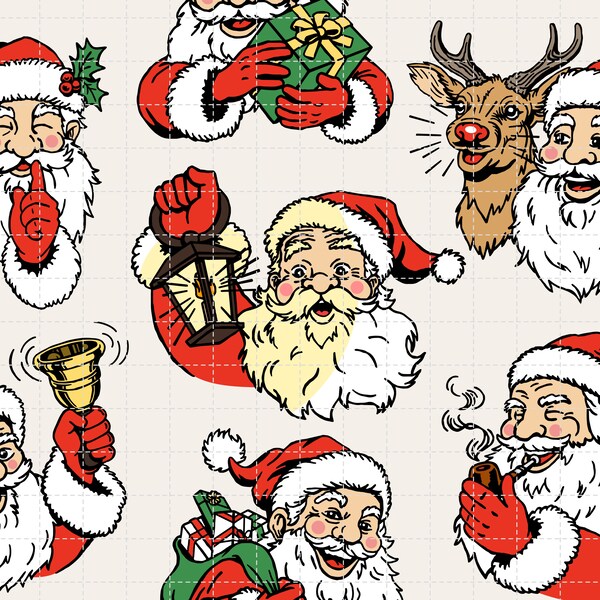 1950s Santa Claus - Etsy