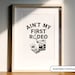 Ain't My First Rodeo SVG Glass Whiskey Retro Western Boho Bohemian ...