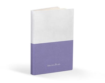 Personalized Minimalist Journal: Two-Tone Hardcover or Softcover