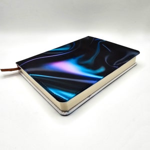Iridescent Satin Journal: Personalized A6 A5 Notebook