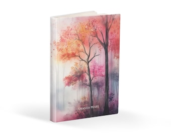 Personalized Autumn Forest Journal: Watercolor Woodland Diary