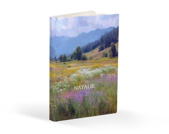 Personalized Mountain Meadow Journal: Custom Nature Diary
