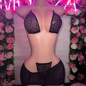 Exotic Dancewear, Stripper Outfits, Skirt Set