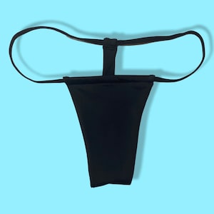 Black Micro Thong Bikini BOTTOMS