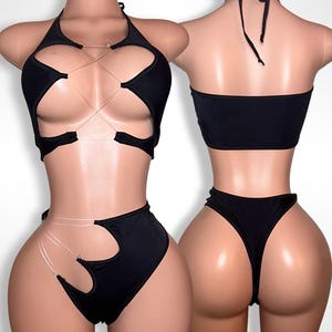Exotic Dancewear, Ravewear, Two Piece, Stripper Outfits, Exotic Dancer Set