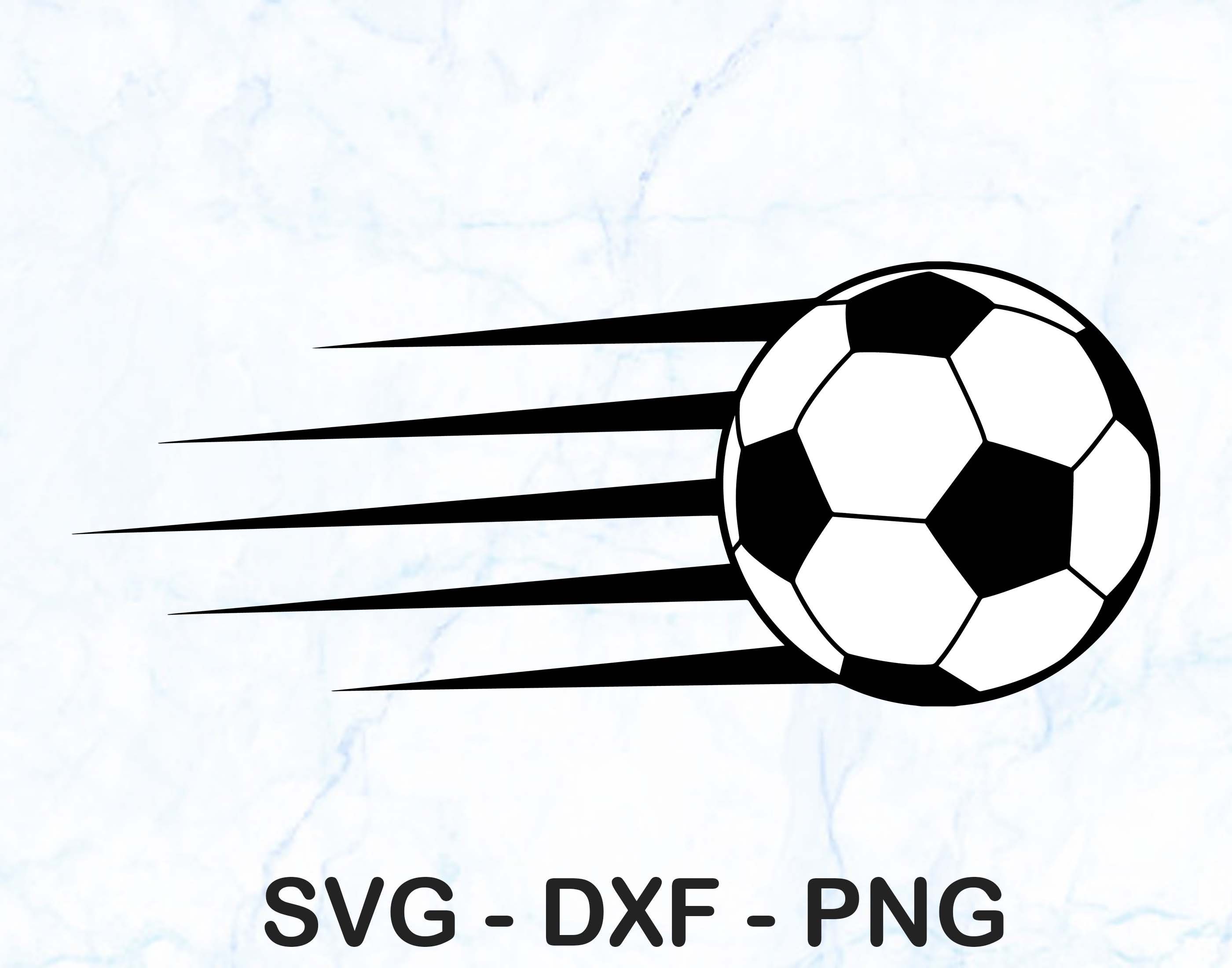 Football Ball SVG Cut File PNG DXF High Quality Easy to Use Etsy UK