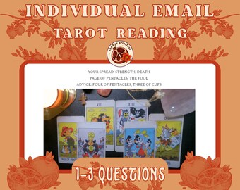 Custom Psychic Email Tarot Reading, Spiritual Guidance