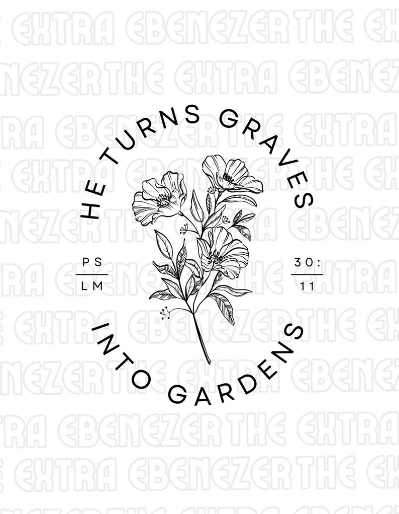 Graves Into Gardens SVG Etsy