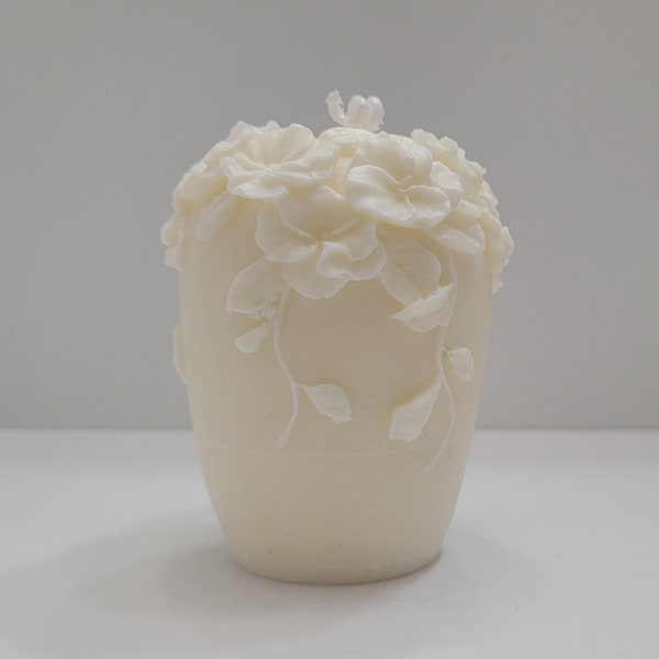 Decorative Scented Pillar Candle (hand-poured)
