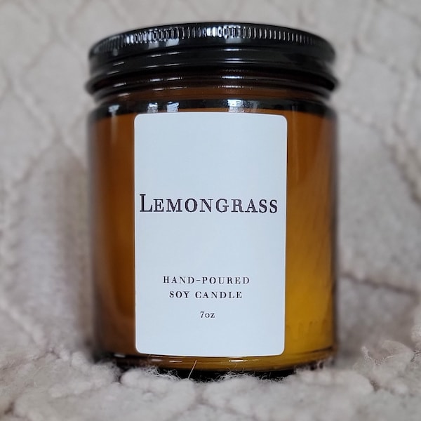 Lemongrass Soy Candle (hand-poured)