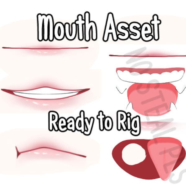 Mouth Asset - Ready to Rig!