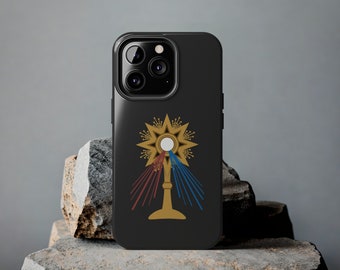 Blessed Sacrament Divine Mercy Tough Phone Cases Catholic Gifts, Adoration, Eucharist Revivel