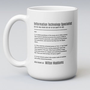 Information Technology Specialist - Ceramic Mug 11oz