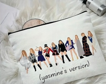 Taylor Swift make up/cosmetic bag/toiletry bag/ pencil case/ eras your/ gift. Taylor’s version personalised