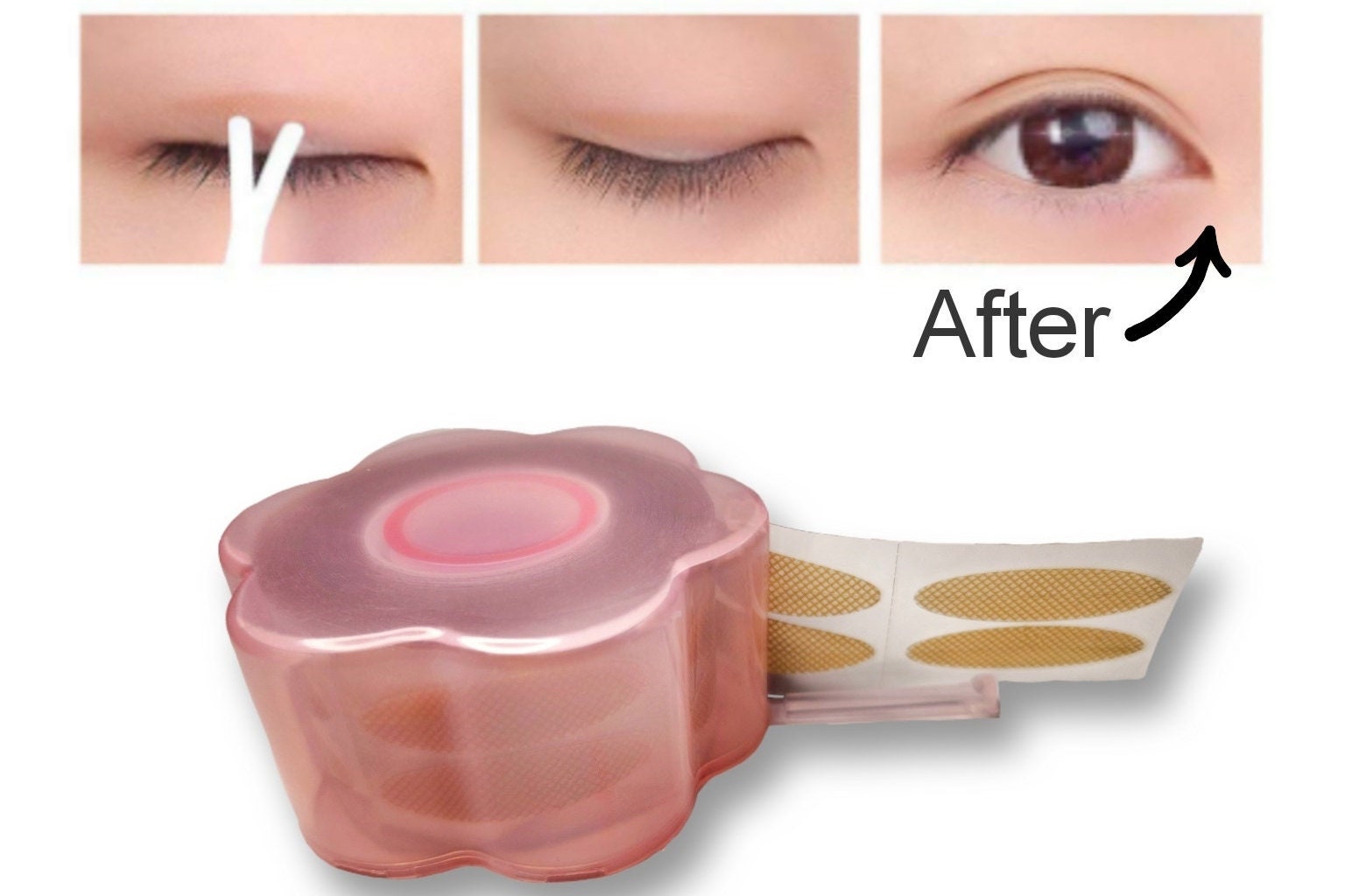 Selfadhesive Eyelid Tape Perfect for Double Eyelids, Mono Eyelids
