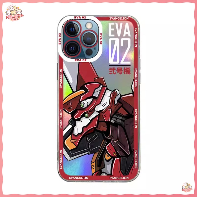Neon Genesis Evangelion Cartoon Anime EVA Phone Case for Etsy
