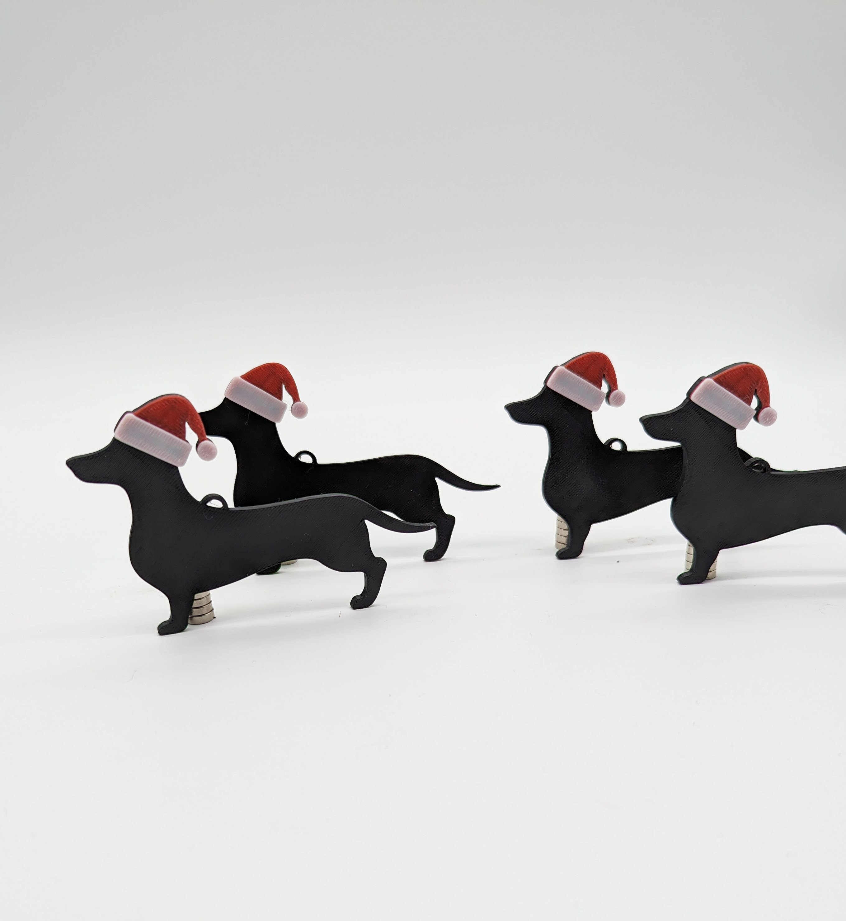 Pack of 10 Dachshund Christmas Tree Ornaments Etsy