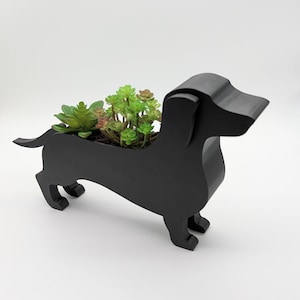 Einzigartiger Dackel-Blumentopf