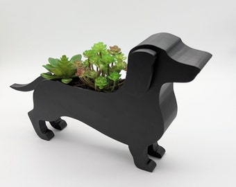 Unique Dachshund Planter Pot