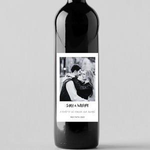 Wine Labels I Editable Wine Labels I Custom Wine Labels I Wine Labels Wedding, Gift Wine Label, Photo Wine Label Template, Milestones Labels