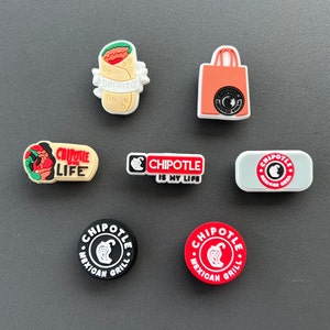 Food Shoe Charms, Fast Food Shoe Charms, Burrito Shoe Charms, Shoe Charms for Clogs, Gift for her, Gift for him, Party Favors