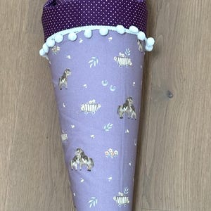 School cone sugar cone fabric cover sewn