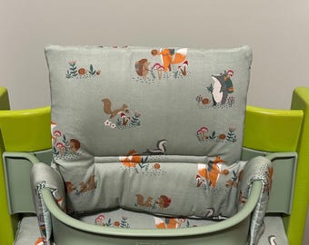 Juego de cojines de asiento compatible con trona Tripp Trapp ©